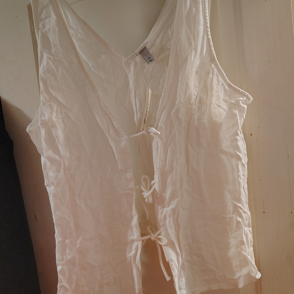 A New Day White Sleeveless Top